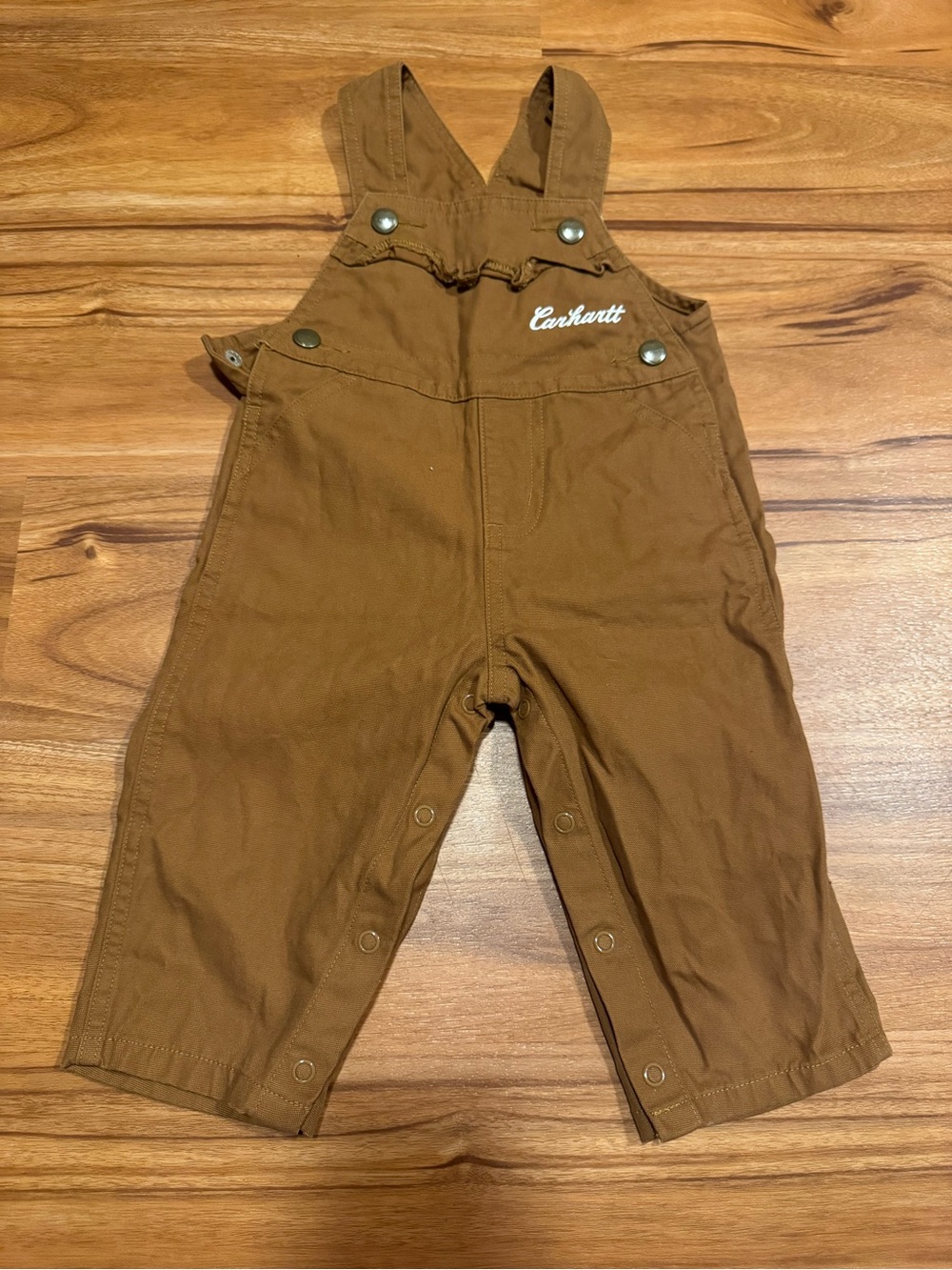Carhartt Toddler Brown Duck Bib Overalls
